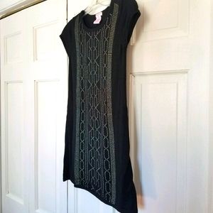 GIRL Black Rhinestone Dress